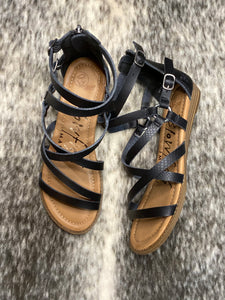 Blithe Blowfish Sandals- Black