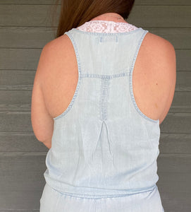 California Dreaming Chambray Jumpsuit