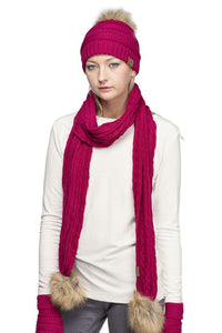 C.C Beanie With Pom