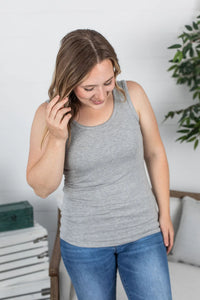Ava Tank- Light Grey