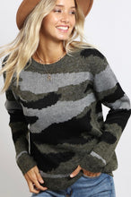 Load image into Gallery viewer, Cozy Camo Sweater
