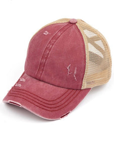 C.C Distressed Hat- Multiple Colors