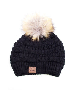 C.C Beanie With Pom