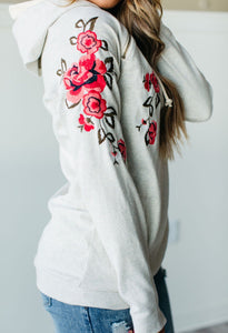 Floral Embroidered DoubleHood™