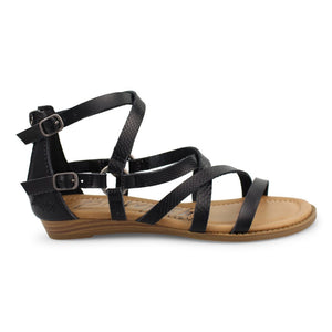 Blithe Blowfish Sandals- Black
