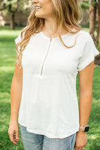 Load image into Gallery viewer, Zip Down Blouse - Multiple Colors