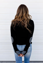 Load image into Gallery viewer, Henley- Black &amp; Charcoal