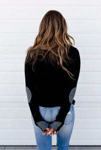 Henley- Black & Charcoal