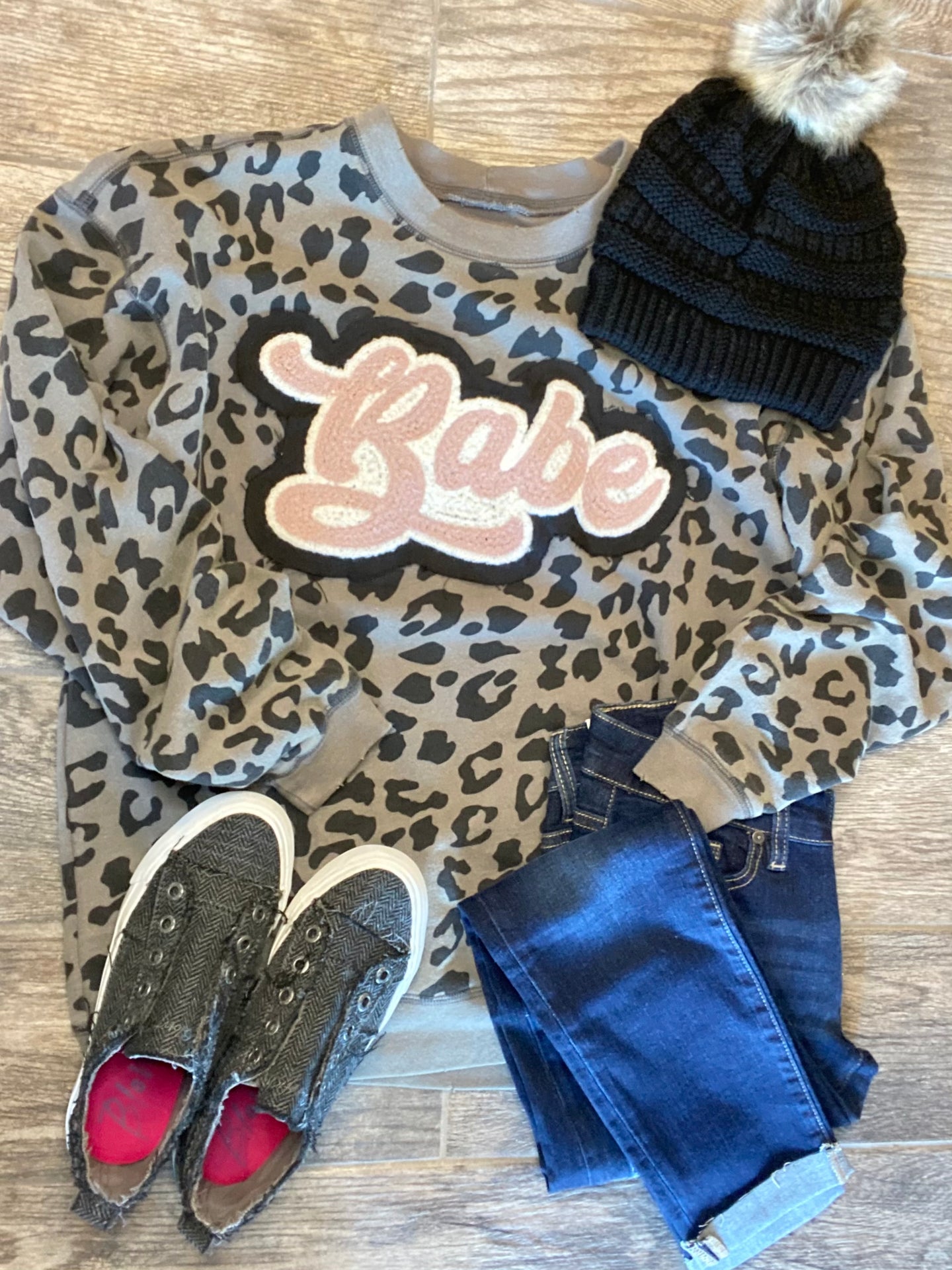 Babe Pullover Sweatshirt