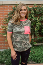 Load image into Gallery viewer, Neon Camo Tee