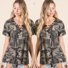 Load image into Gallery viewer, No Hiding Camo Top