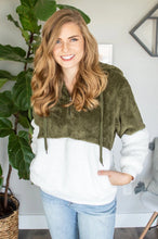 Load image into Gallery viewer, Sherpa Hoodie | Olive