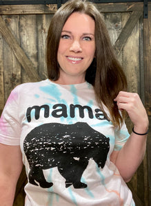 Mama Bear Tie Dye Tee
