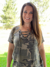 Load image into Gallery viewer, No Hiding Camo Top