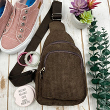 Load image into Gallery viewer, Corduroy Sling Bags