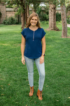 Load image into Gallery viewer, Zip Down Blouse - Multiple Colors