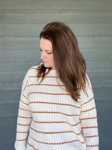 Lost in The Moment Striped Sweater