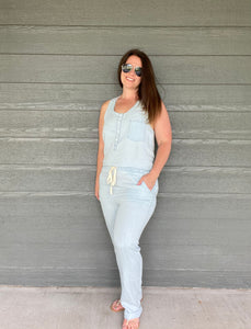 California Dreaming Chambray Jumpsuit