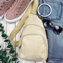 Load image into Gallery viewer, Corduroy Sling Bags