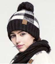 Load image into Gallery viewer, Plaid Beanie